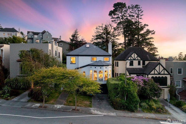 192 Yerba Buena Ave, San Francisco, CA 94127 - view of front of house with a residential view and a chimney