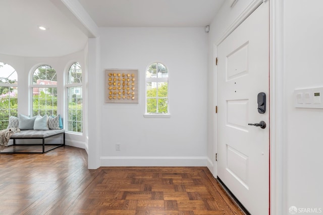 192 Yerba Buena Ave, San Francisco, CA 94127 - foyer featuring plenty of natural light, baseboards, and recessed lighting