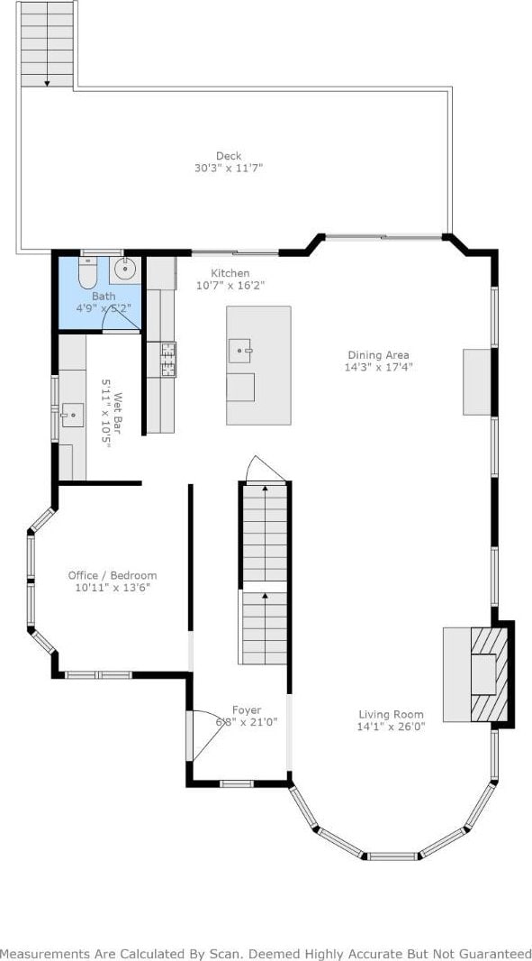 192 Yerba Buena Ave, San Francisco, CA 94127 - home floor plan