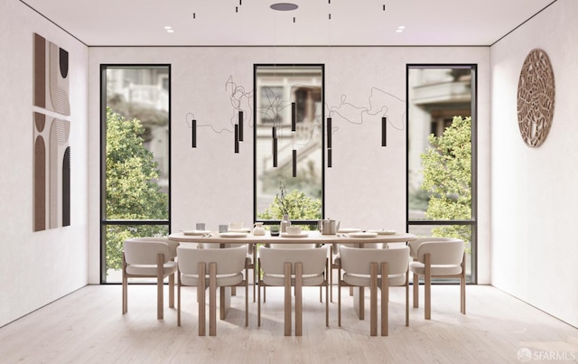 411 Clipper St, San Francisco, CA 94114 - dining space with wood finished floors