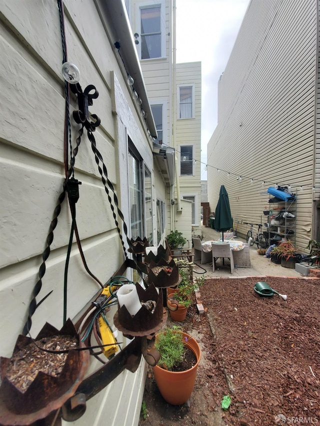 exterior space with a patio area