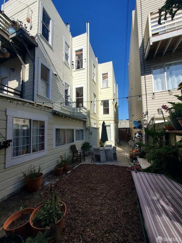 exterior space featuring a patio area