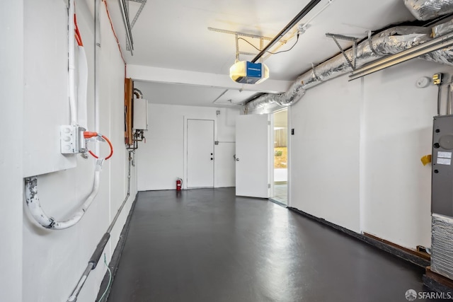 212 Kavanaugh Way, Pacifica, CA 94044 - garage with a garage door opener and water heater