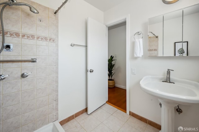 212 Kavanaugh Way, Pacifica, CA 94044 - bathroom featuring tiled shower and tile patterned flooring