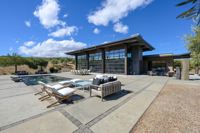 view of patio / terrace with outdoor lounge area