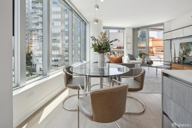 333 Beale St Unit 7G, San Francisco, CA 94105 - dining room featuring wood finished floors