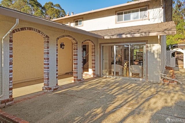 exterior space featuring a patio