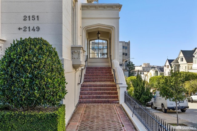 view of entrance to property