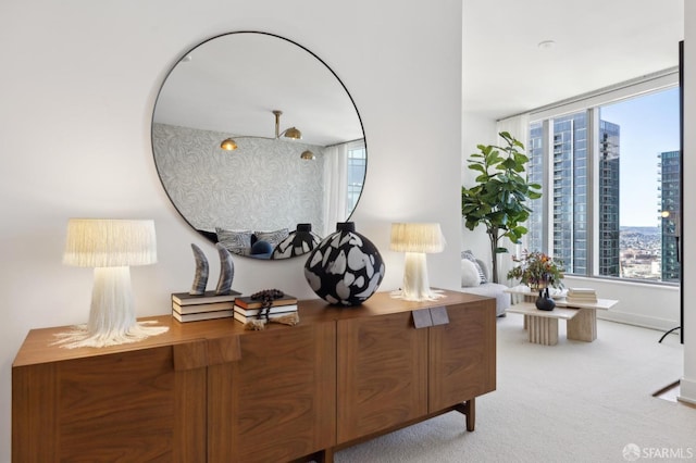 338 Main St Unit Ph36B, San Francisco, CA 94105 - detailed view of carpet floors and a city view