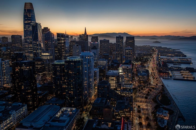 338 Main St Unit Ph36B, San Francisco, CA 94105 - view of city with a water and mountain view