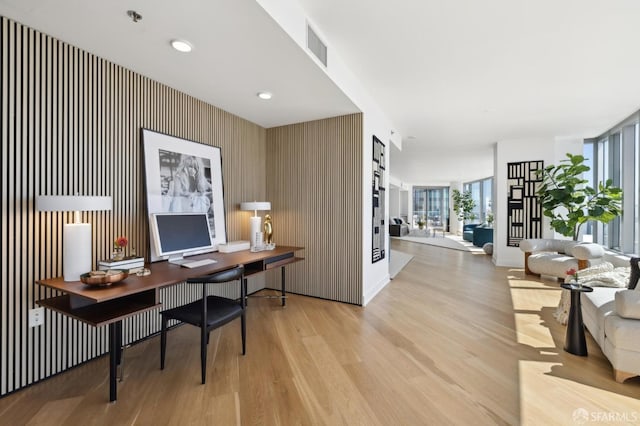 338 Main St Unit Ph36B, San Francisco, CA 94105 - office area with light wood-style floors