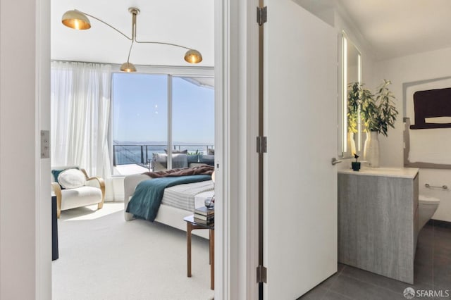 338 Main St Unit Ph36B, San Francisco, CA 94105 - bedroom featuring dark tile patterned floors