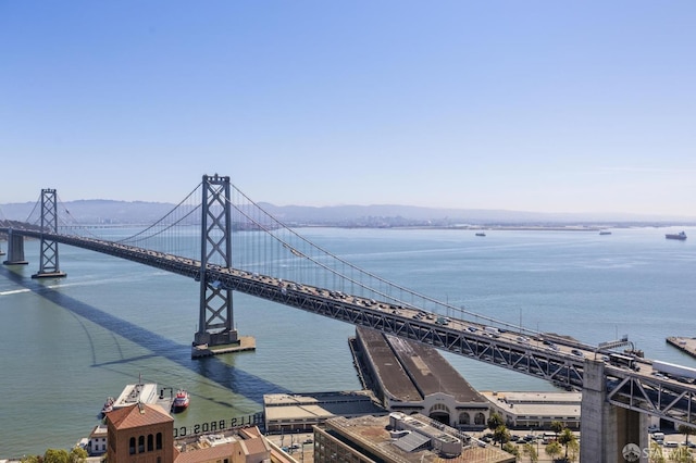 338 Main St Unit Ph36B, San Francisco, CA 94105 - water view with a notable bridge
