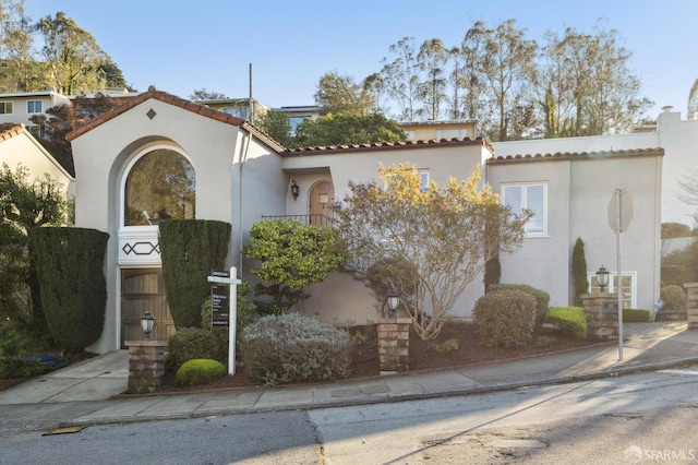 view of mediterranean / spanish home