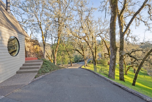 view of road