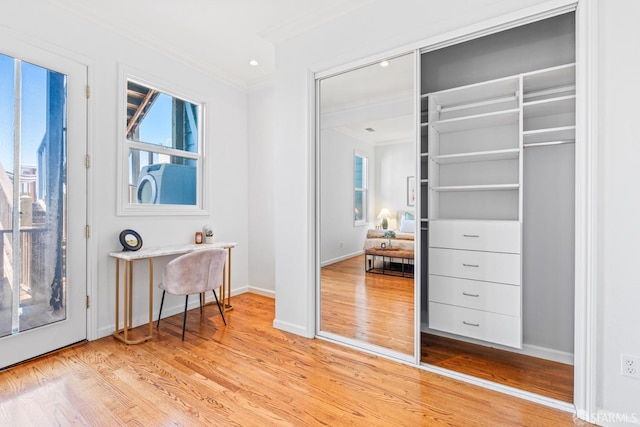 view of closet