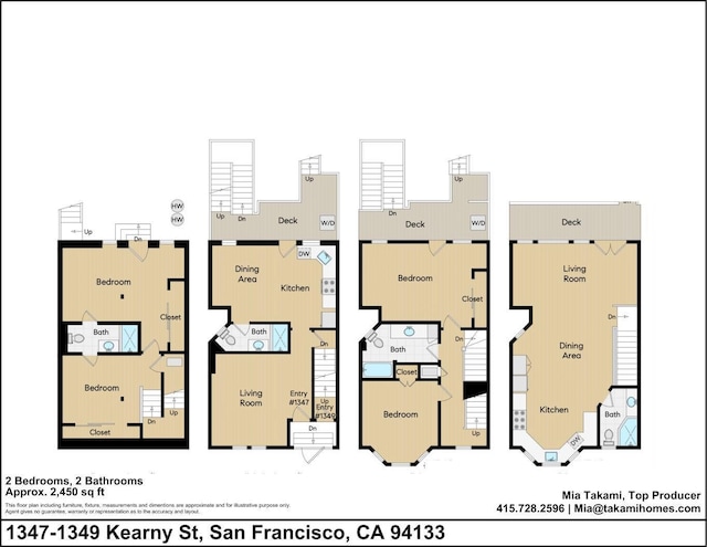 1347-1349 Kearny St, San Francisco, CA 94133 - floor plan / room layout