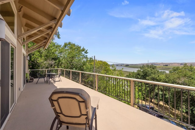 66 Bridge Rd, Novato, CA 94945 - balcony with a water view