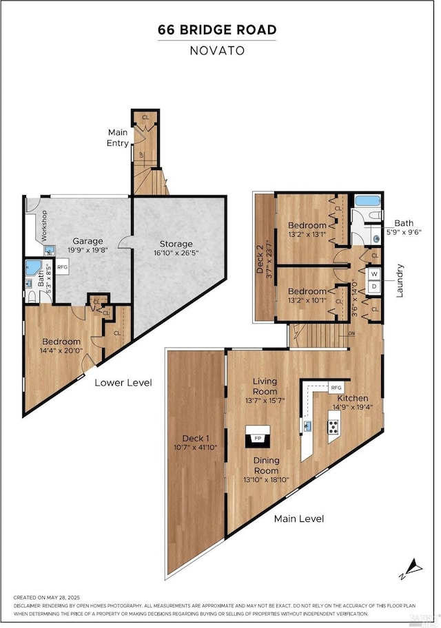66 Bridge Rd, Novato, CA 94945 - property floor plan