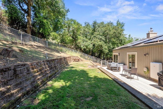 66 Bridge Rd, Novato, CA 94945 - view of yard with a deck and an outdoor hangout area