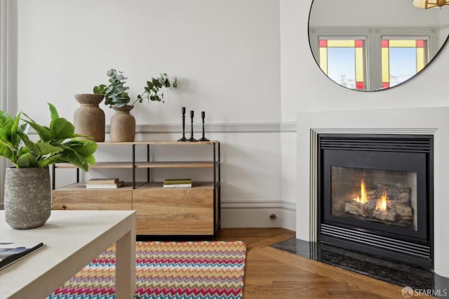 3511 23rd St Unit 1, San Francisco, CA 94110 - detailed view of a fireplace with flush hearth