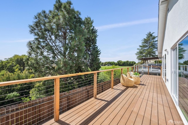 view of deck