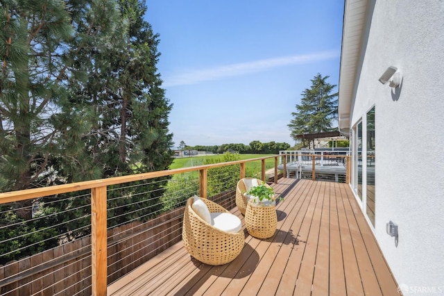 view of deck
