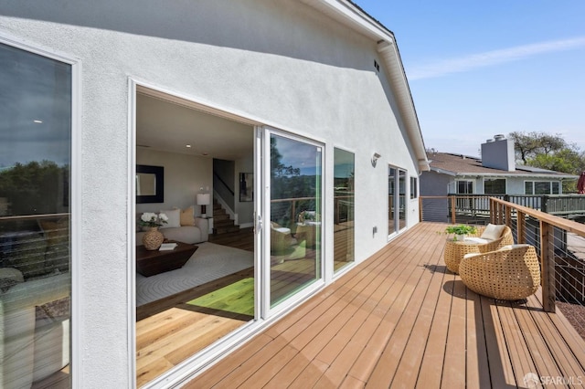 view of deck