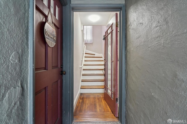 interior space featuring stairway