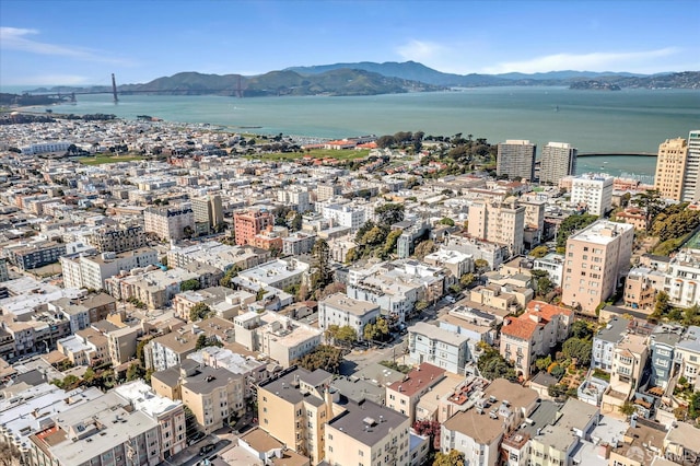 2356 Larkin St, San Francisco, CA 94109 - view of urban area featuring a water and mountain view and a notable bridge