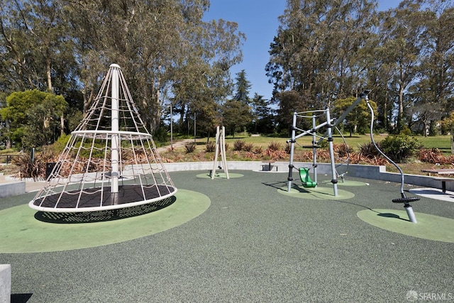 view of communal playground