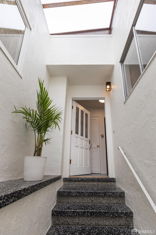 view of staircase