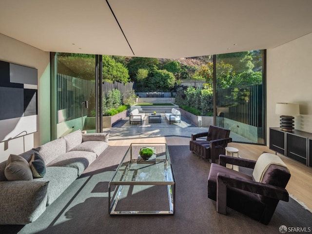 view of patio / terrace with an outdoor hangout area