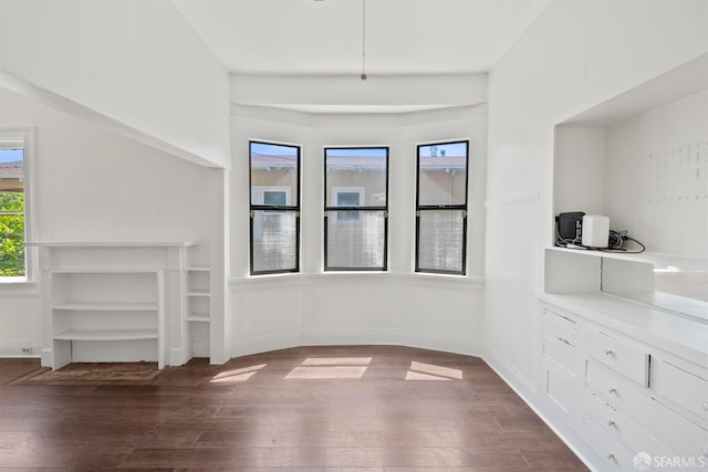 2875 Sunset Ave, Oakland, CA 94601 - unfurnished living room with dark wood finished floors