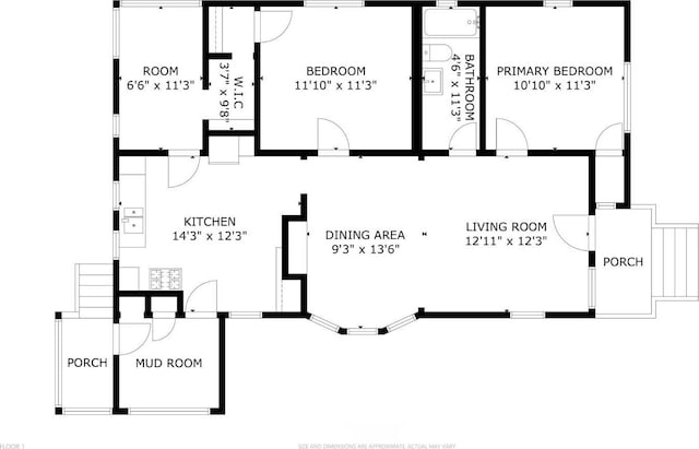 2875 Sunset Ave, Oakland, CA 94601 - home floor plan