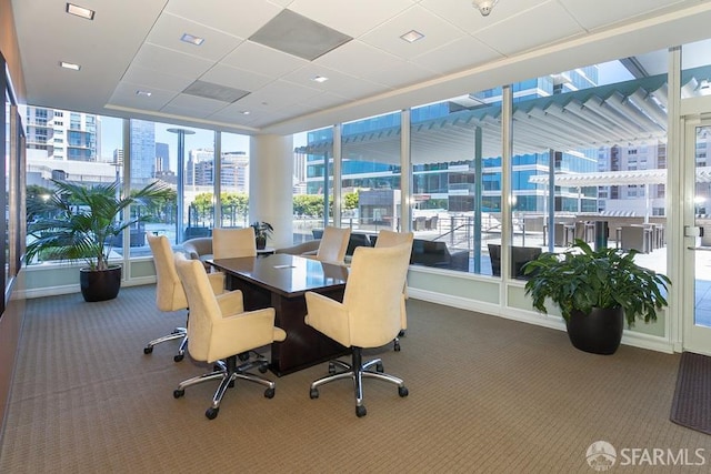 425 1st St Unit 3301, San Francisco, CA 94105 - carpeted office space with a view of city