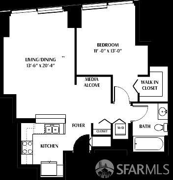 425 1st St Unit 3301, San Francisco, CA 94105 - view of property floor plan