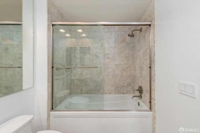 425 1st St Unit 3301, San Francisco, CA 94105 - bathroom with toilet and bath / shower combo with glass door