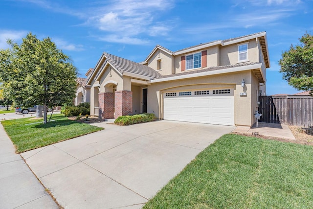 9877 Bluefin Way, Elk Grove, CA 95757 - traditional home featuring driveway, stucco siding, a garage, and a tiled roof