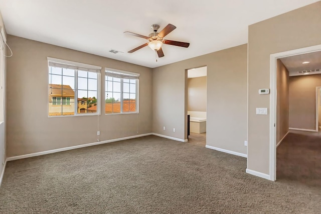 9877 Bluefin Way, Elk Grove, CA 95757 - unfurnished bedroom with carpet flooring and a ceiling fan