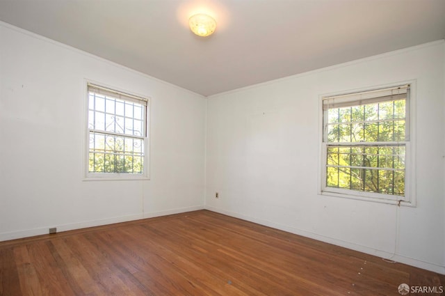 7520 Sunkist Dr, Oakland, CA 94605 - unfurnished room with ornamental molding and wood finished floors