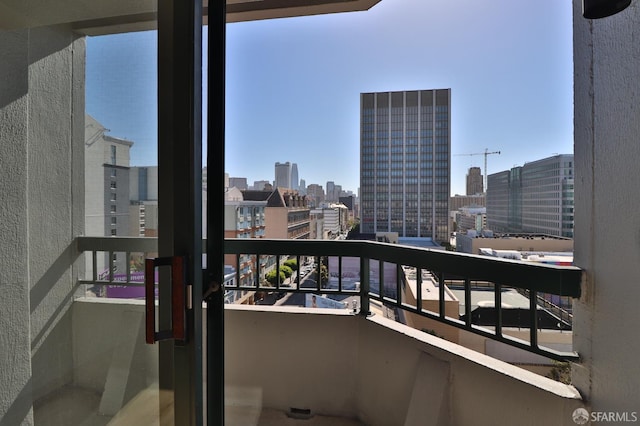 601 Van Ness Ave Unit 712, San Francisco, CA 94102 - balcony featuring a city view