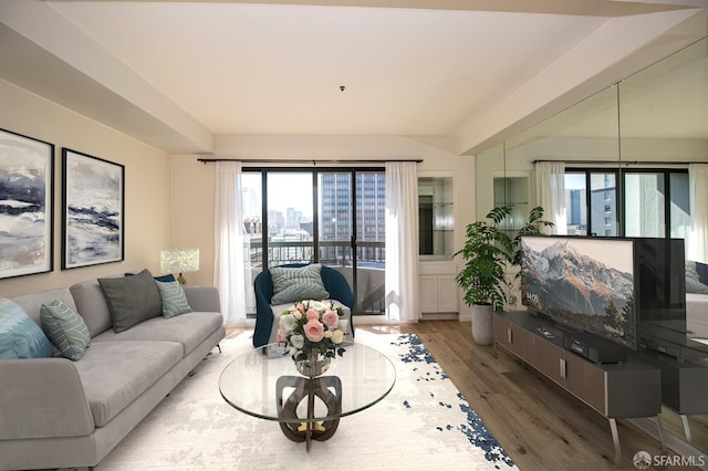 601 Van Ness Ave Unit 712, San Francisco, CA 94102 - living room with light wood finished floors
