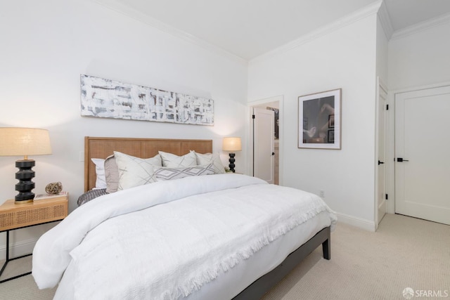 2675 Sutter St, San Francisco, CA 94115 - bedroom with crown molding and light carpet