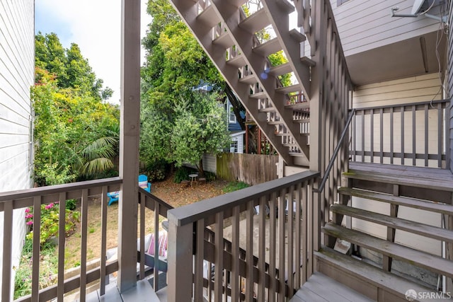 2675 Sutter St, San Francisco, CA 94115 - deck with stairway