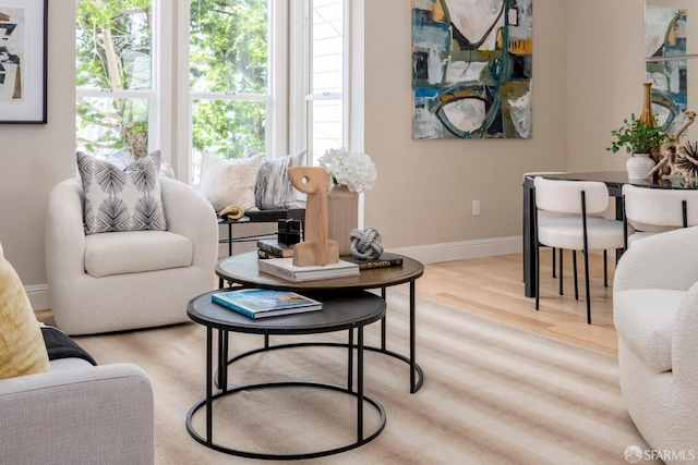 2675 Sutter St, San Francisco, CA 94115 - living area featuring plenty of natural light and light wood-style flooring