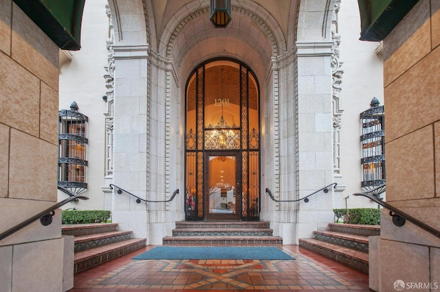 1201 California St Unit 205, San Francisco, CA 94109 - entrance to property with stone siding