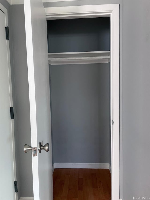 view of closet