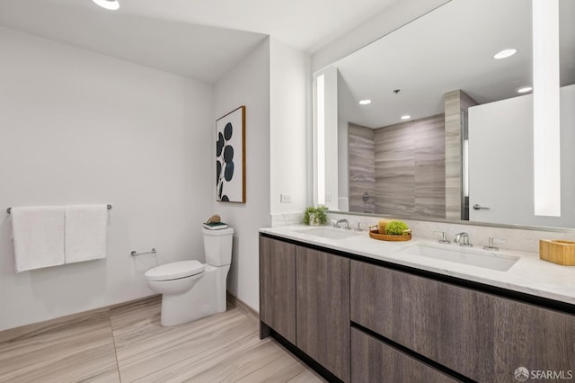 338 Main St Unit 19G, San Francisco, CA 94105 - bathroom with double vanity and recessed lighting