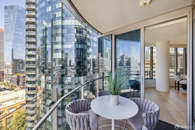 338 Main St Unit 19G, San Francisco, CA 94105 - balcony featuring a view of city